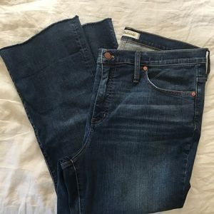 Madewell Cali Demi bootcut jeans size 33